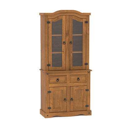 Modular Cristalero 4P2C Línea Naturale - Roble