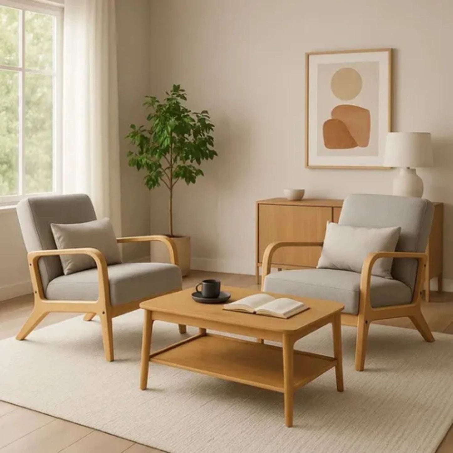 Promo 2 Butacas Olten - Beige