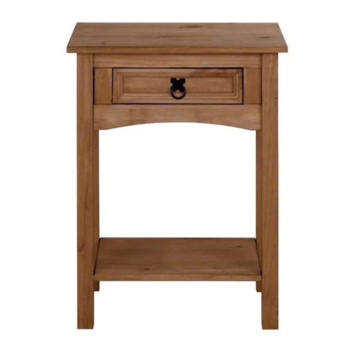 Promo 2 Mesa de Luz 1 Cajón Línea Naturale - ROBLE