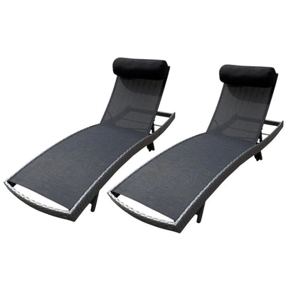 Promo 2 Reposeras Milano - Gris