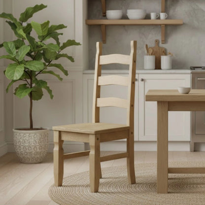 Promo 2 Sillas De Comedor Linea Naturale