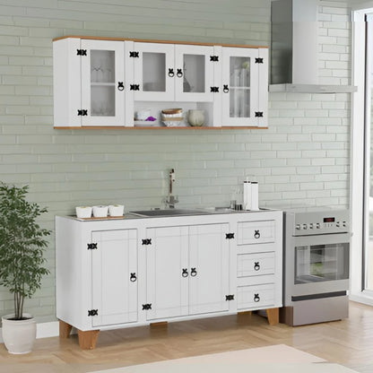 Promo Áereo 4 Puertas + Bajo Mesada Línea Naturale - Roble