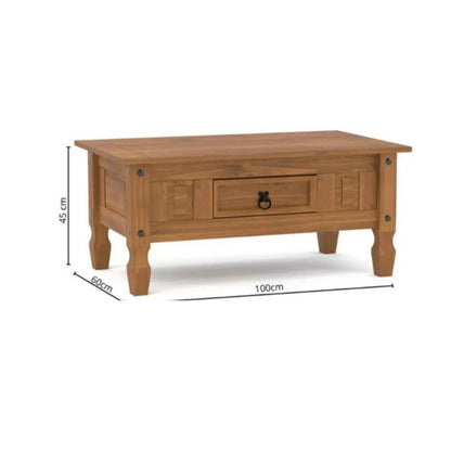 Promo Aparador + Mesa Ratona Linea Naturale - Roble