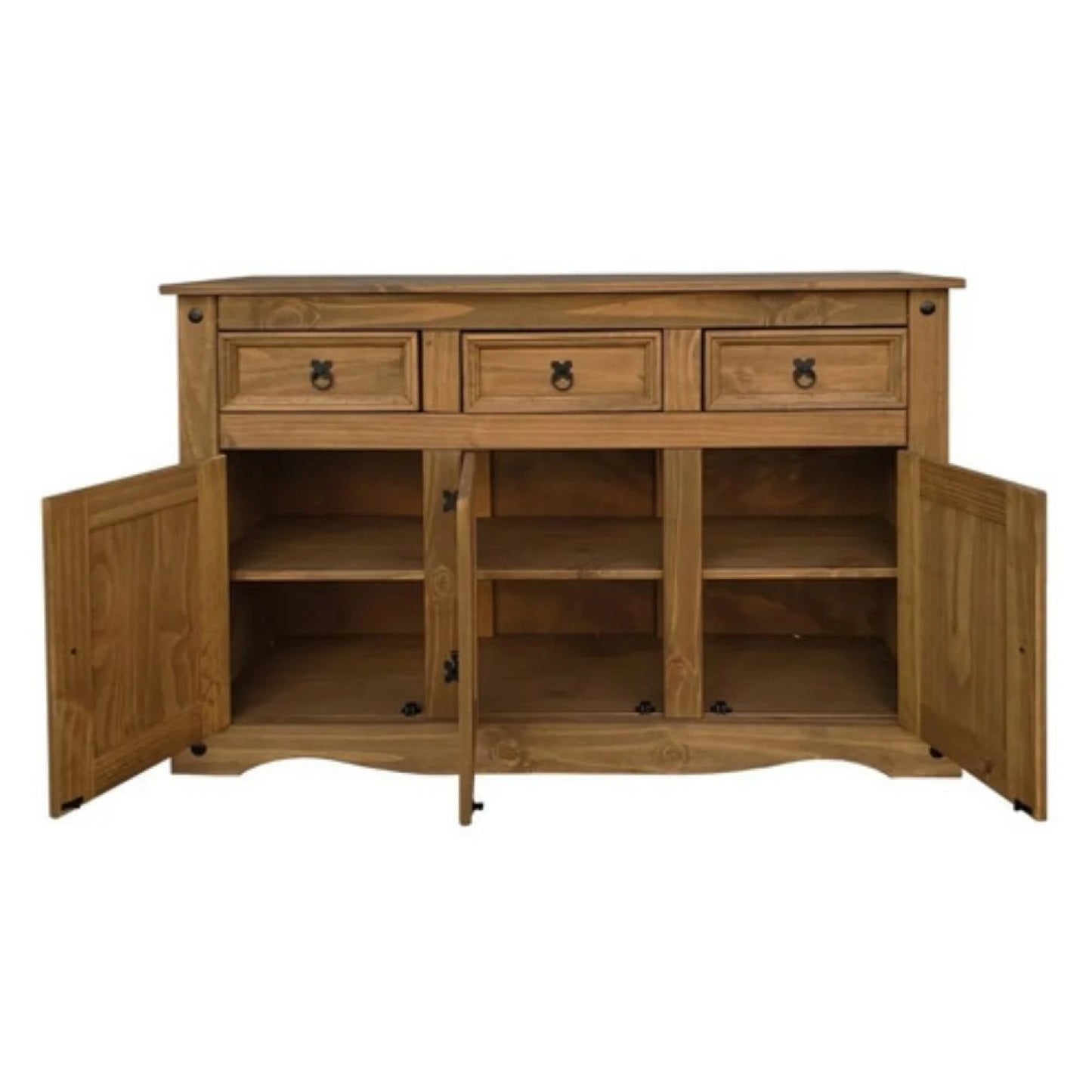 Promo Aparador + Mesa Ratona Linea Naturale - Roble