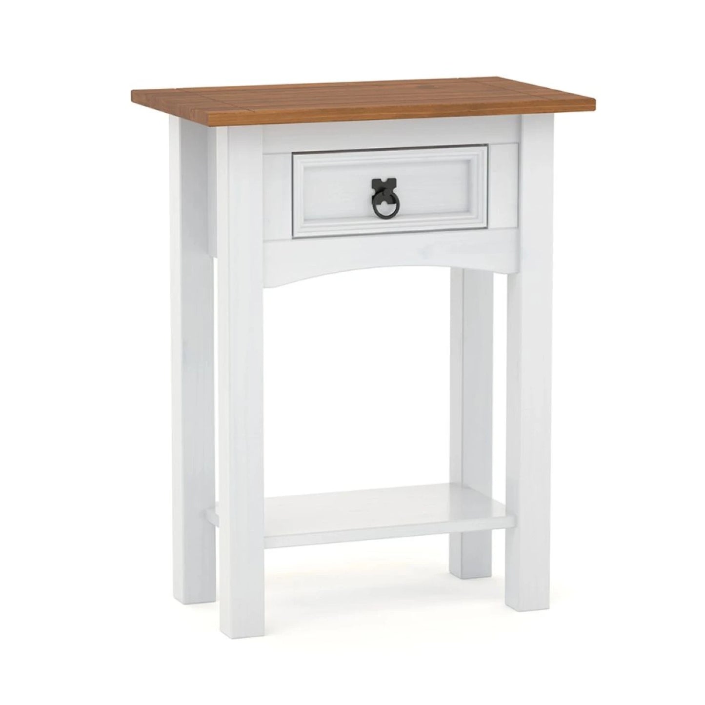 Promo Comoda + 2 Mesa De Luz Linea Naturale - Blanco
