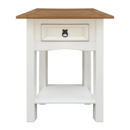 Promo Comoda + 2 Mesa De Luz Linea Naturale - Blanco