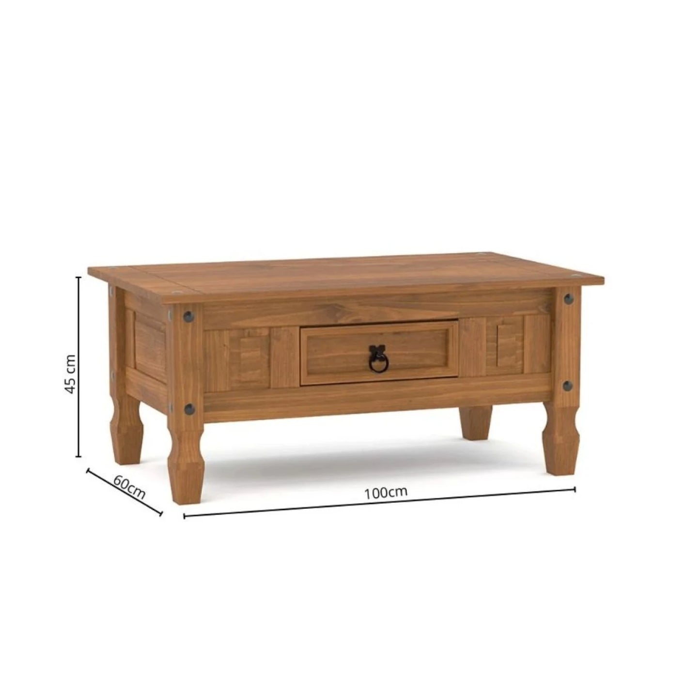 Promo Cristalero + Mesa de Living + Aparador + Rack de TV Linea Naturale - Roble