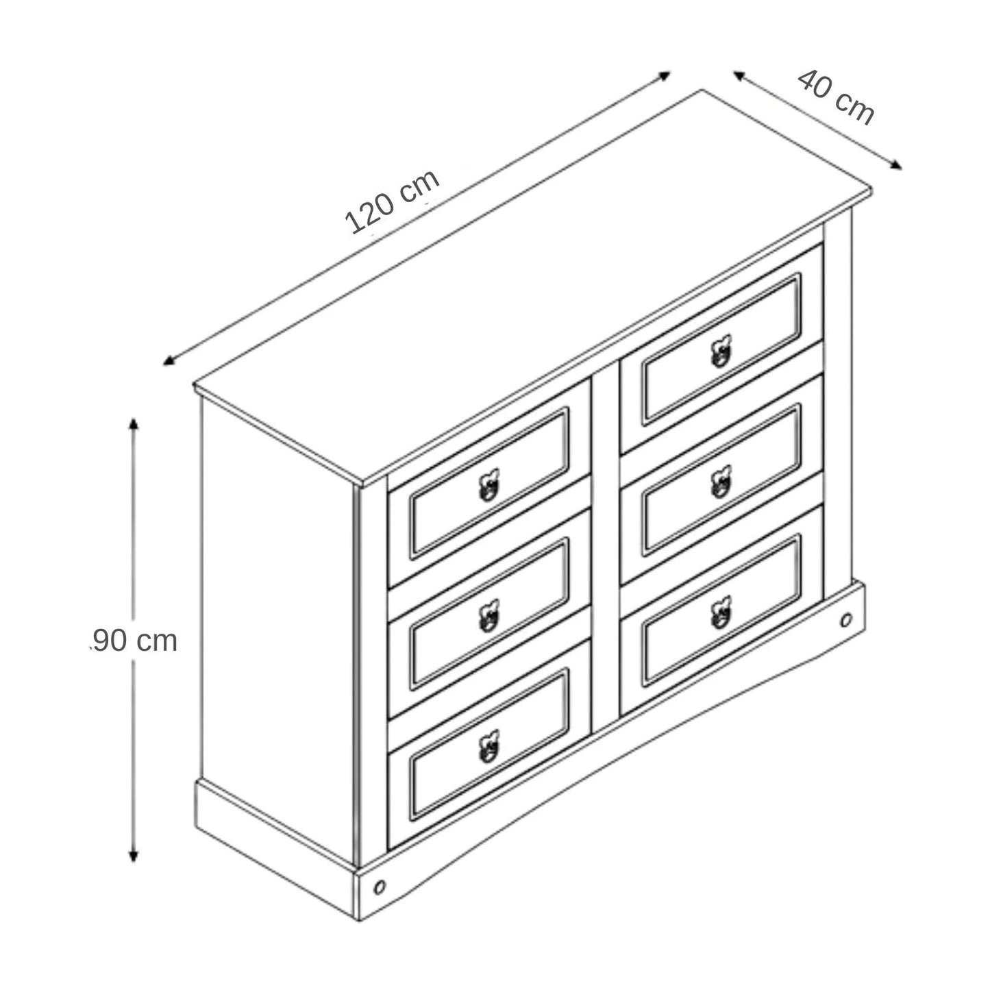 Promo Juego de dormitorio - Ropero + Comoda + 2 Mesa de Luz