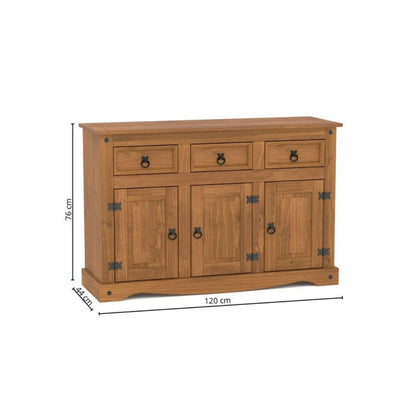 Promo Rack de Tv + Aparador Linea Naturale - Roble