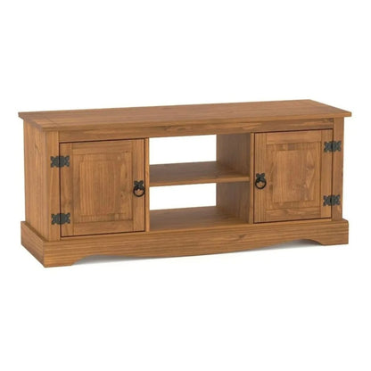 Promo Rack de Tv + Biblioteca con Cristalero Línea Naturale - Roble