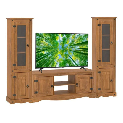 Promo Rack de TV + Paneleros Linea Naturale - Roble