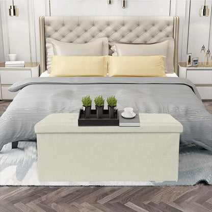 Puff Baul Houston Lino - Gris