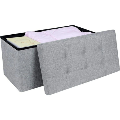 Puff Baul Houston Lino - Gris