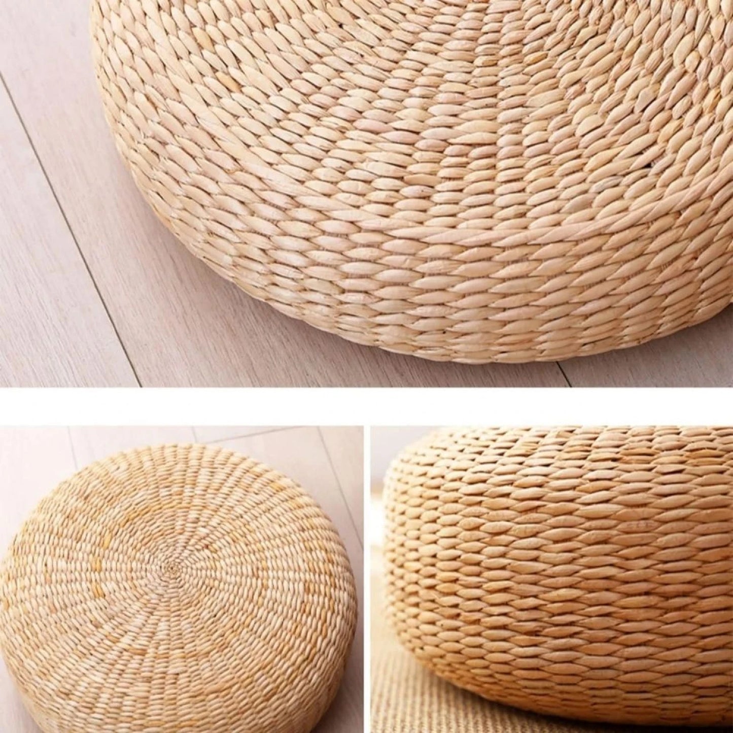 Puff de yute D40x20 cm