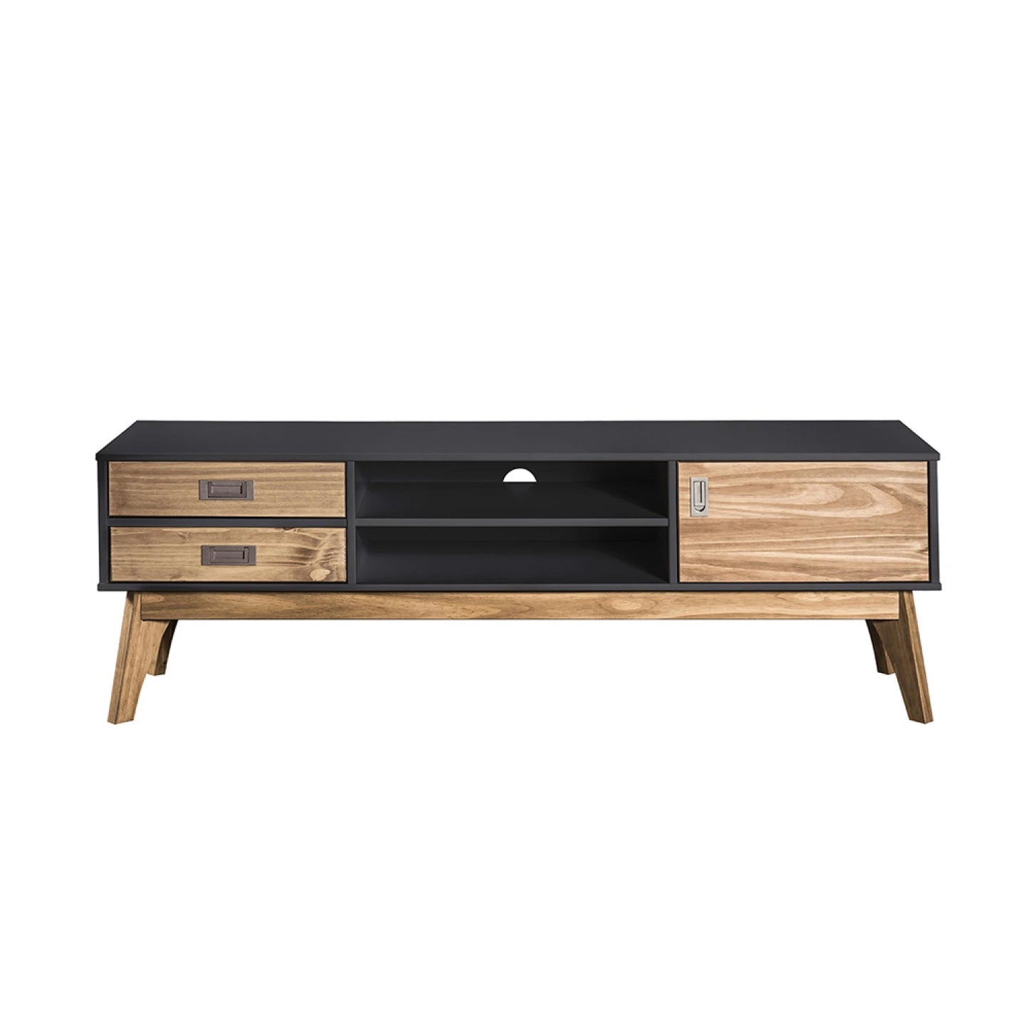 Rack de tv Linea Metro - Blanco/Miel