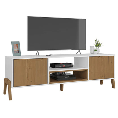 Rack de tv Linea Veneza - Blanco/Miel