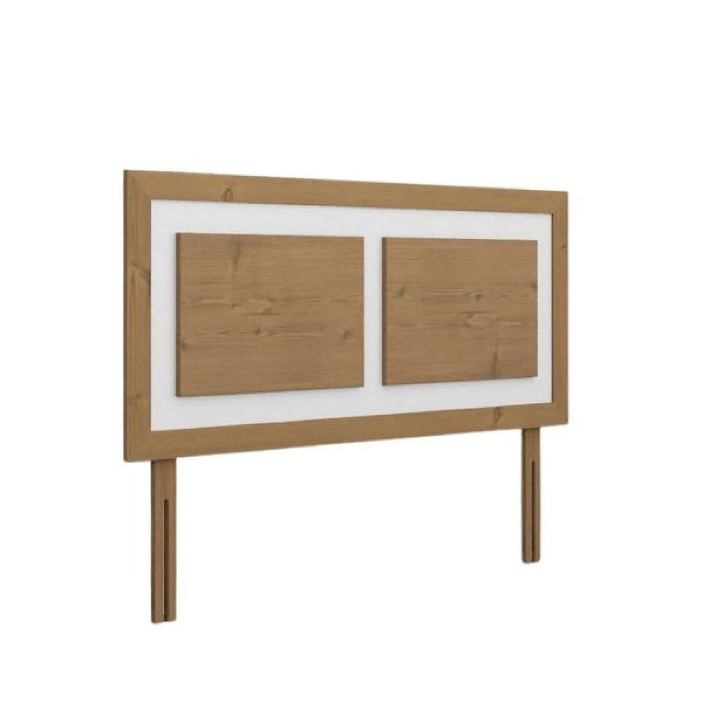 Respaldo de sommier 2 plazas Linea Veneza - Blanco/Miel