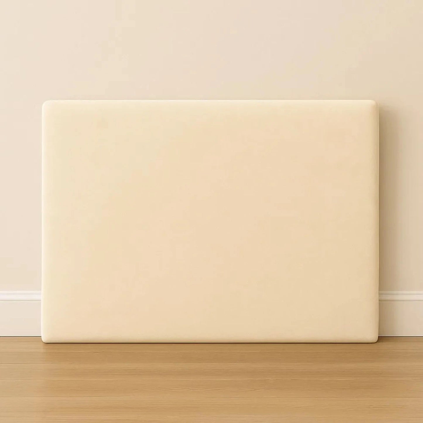 Respaldo De Sommier 2 Plazas Marshmallow - Beige