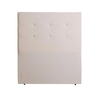 Respaldo Plaza y media tela natural - Beige