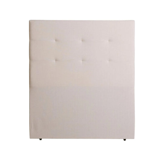 Respaldo Plaza y media tela natural - Beige