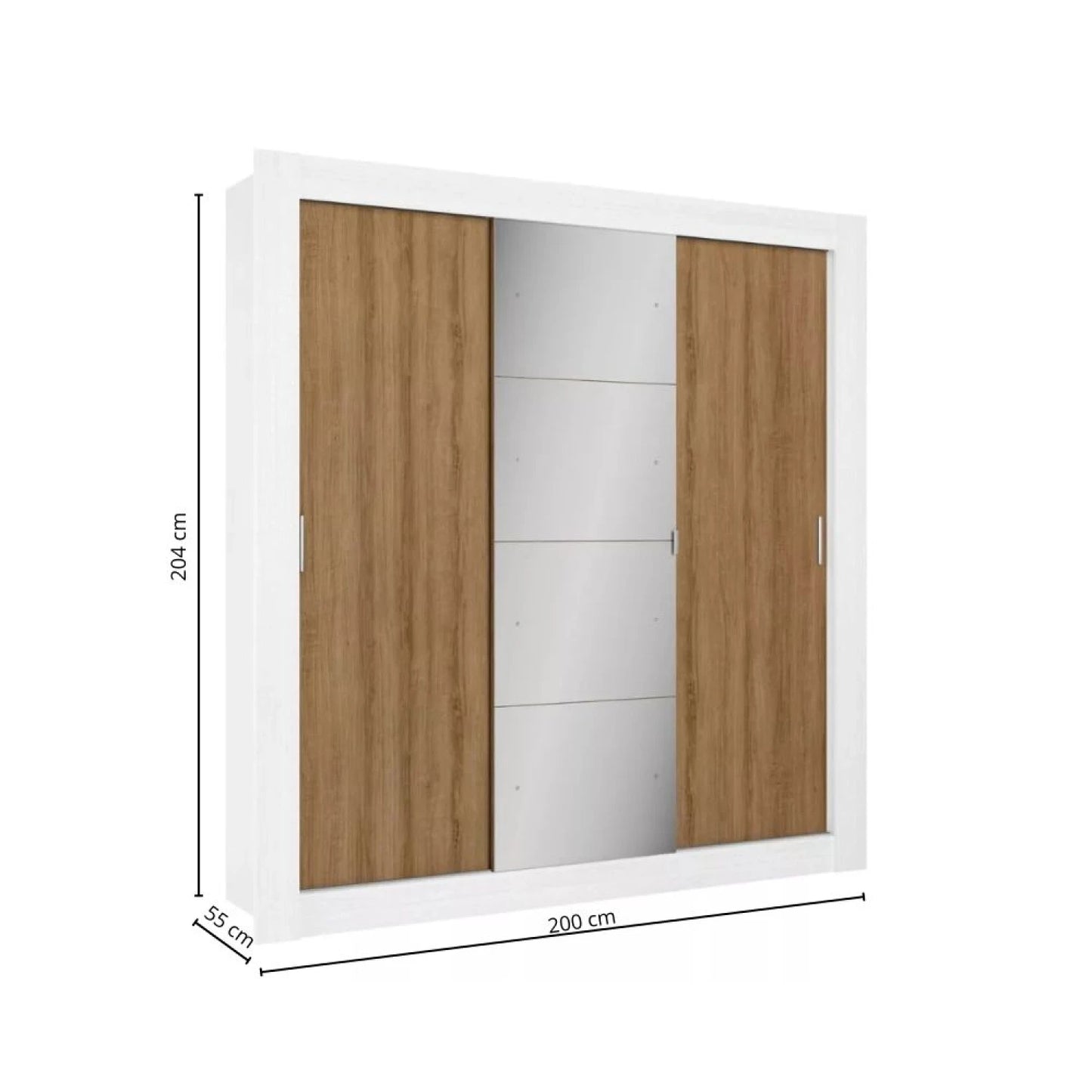 Ropero 3 puertas corredizas Dallas