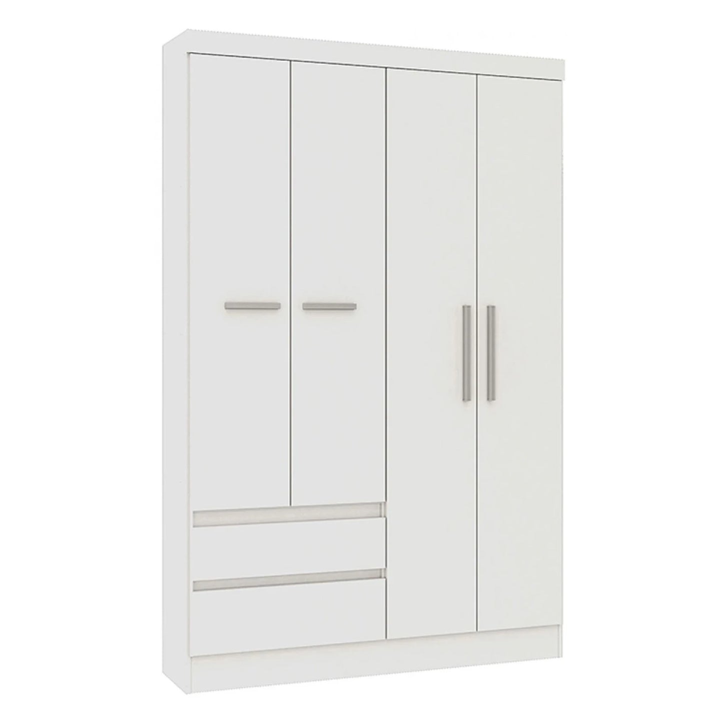 Ropero 4 puertas - Blanco