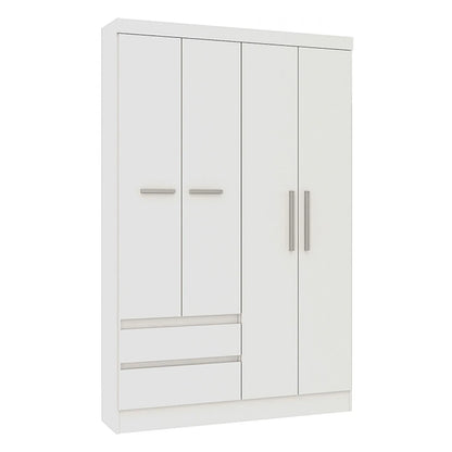 Ropero 4 puertas - Blanco