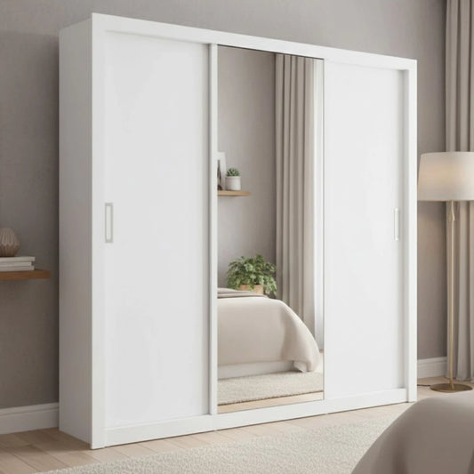 Ropero puertas corredizas - Blanco