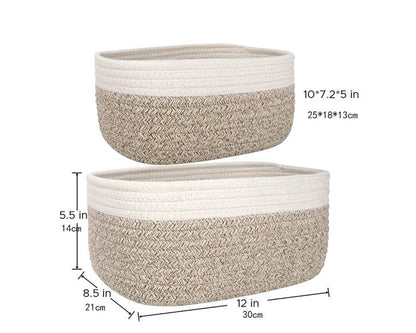 Set de 2 canastos Seacat