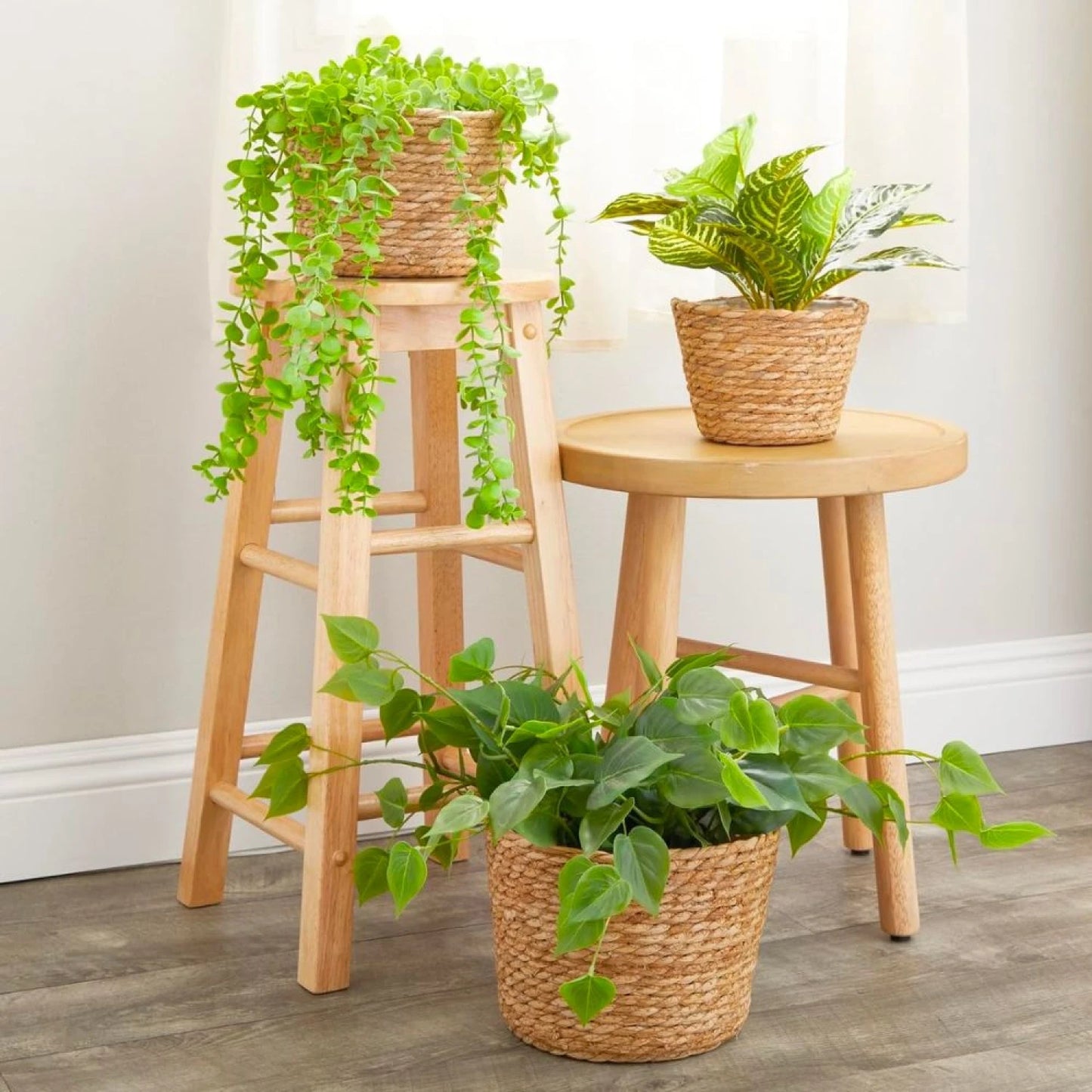 Set de 3 canastos Seagrass - Marron