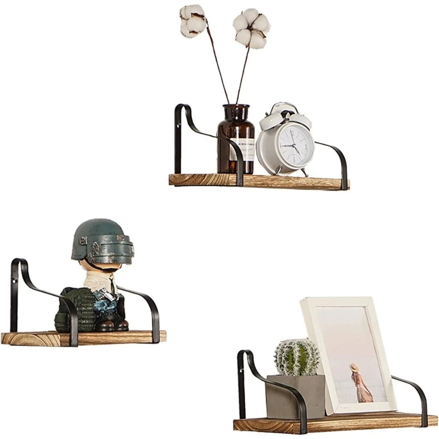 Set de 3 estantes Malmo