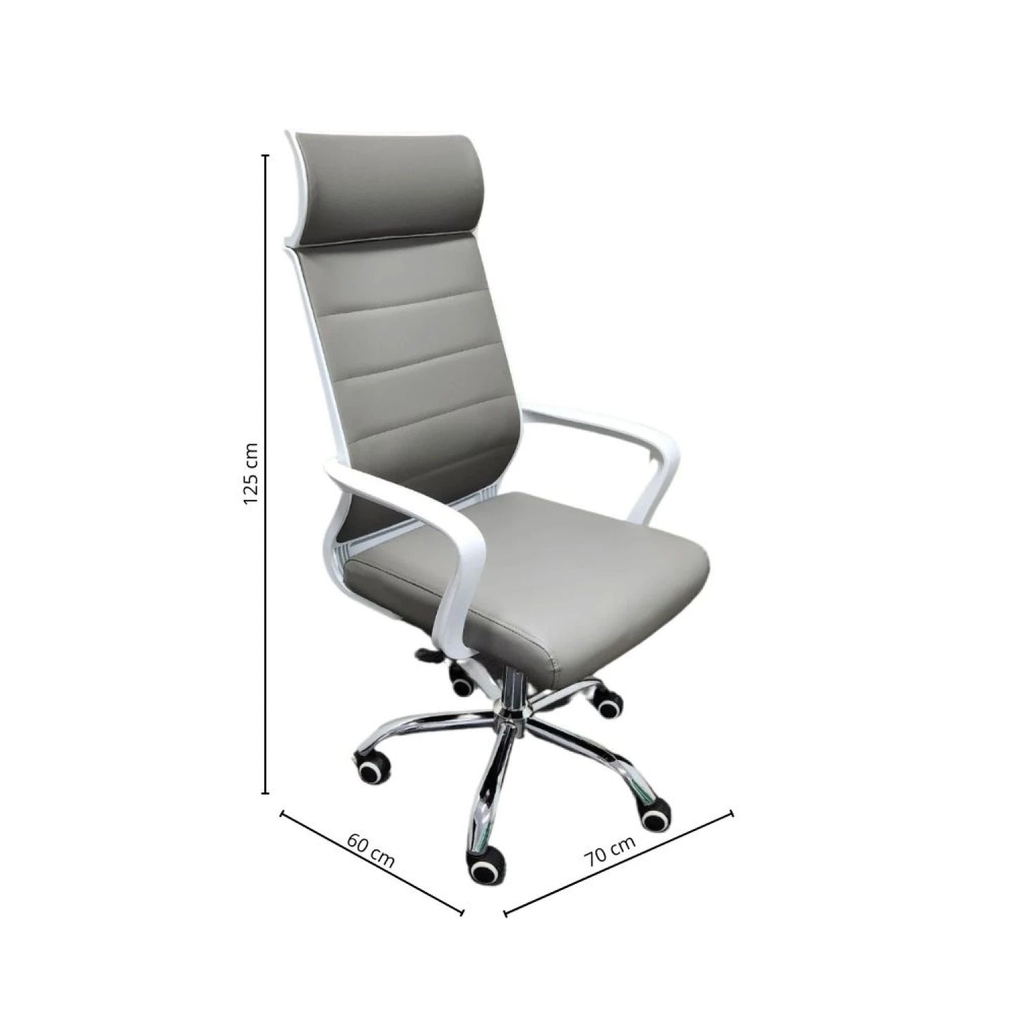 Silla de oficina AeroComfort Pro - Gris