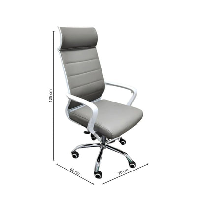 Silla de oficina AeroComfort Pro - Gris
