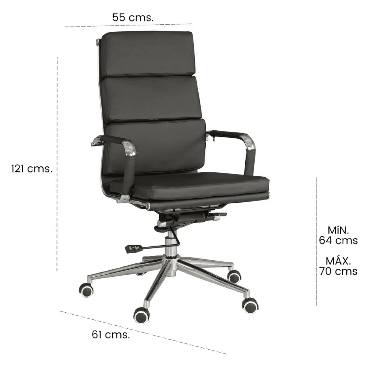 Silla de oficina Elevate Motion - Negro