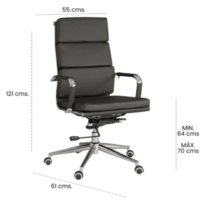 Silla de oficina Elevate Motion - Negro