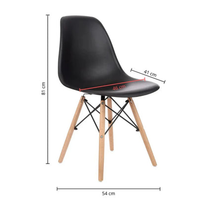 Silla Eames - Negro