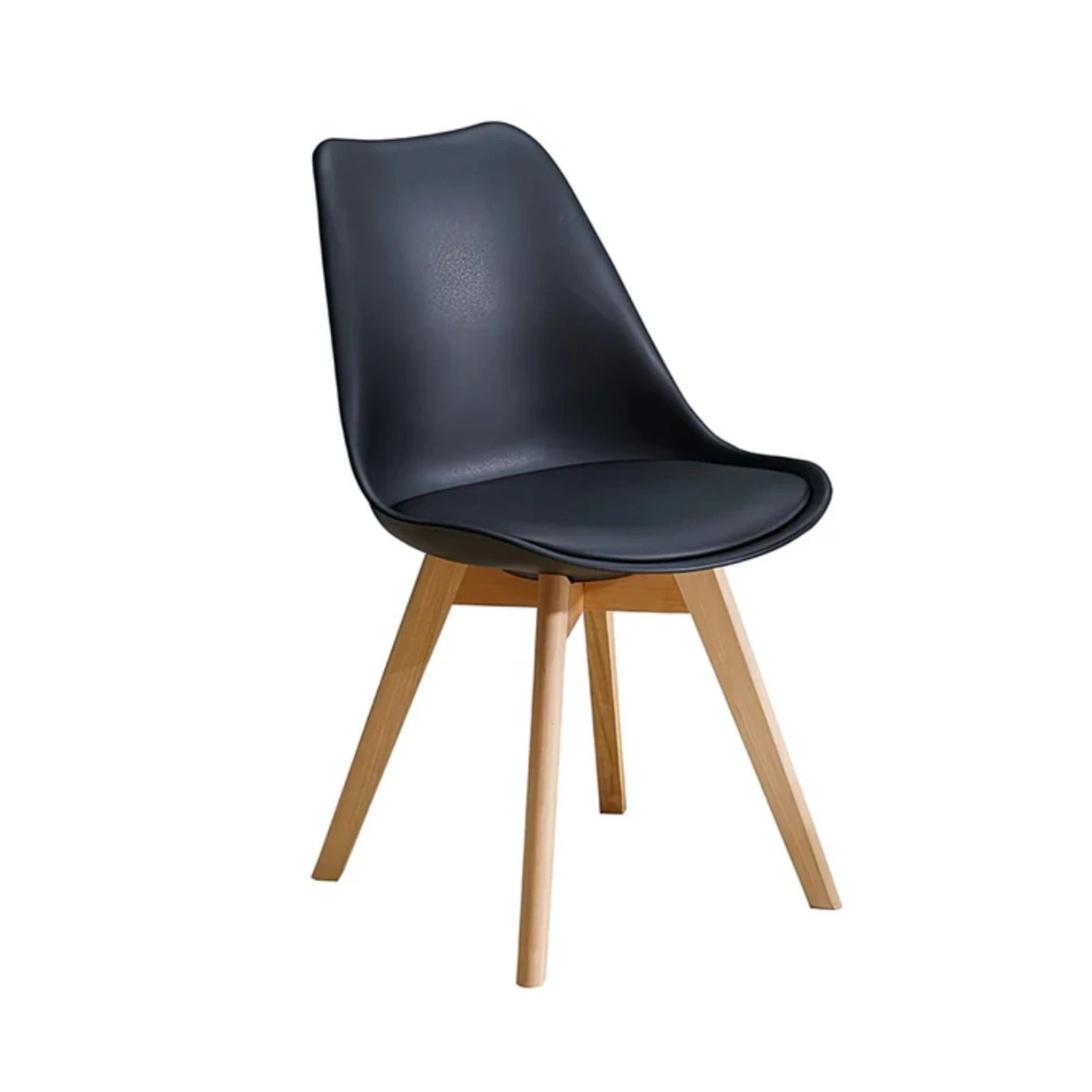 Silla Eames Tapizada - Negro