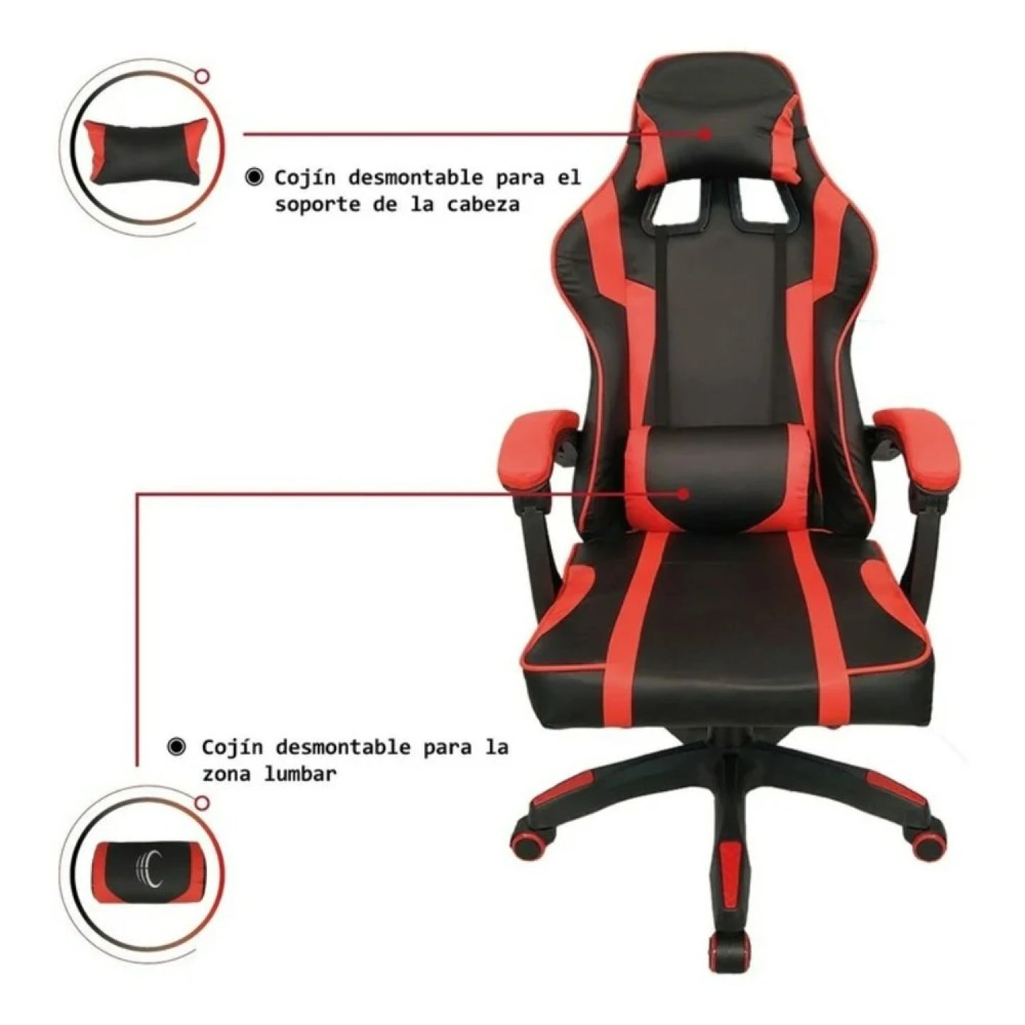 Silla Gamer Handrail