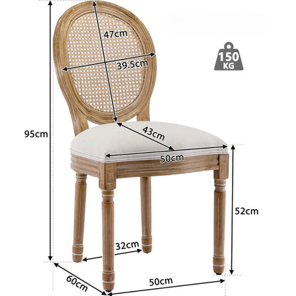 Silla Luis XV Esterillada