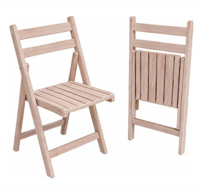 Silla Plegable Madera Eucaliptus