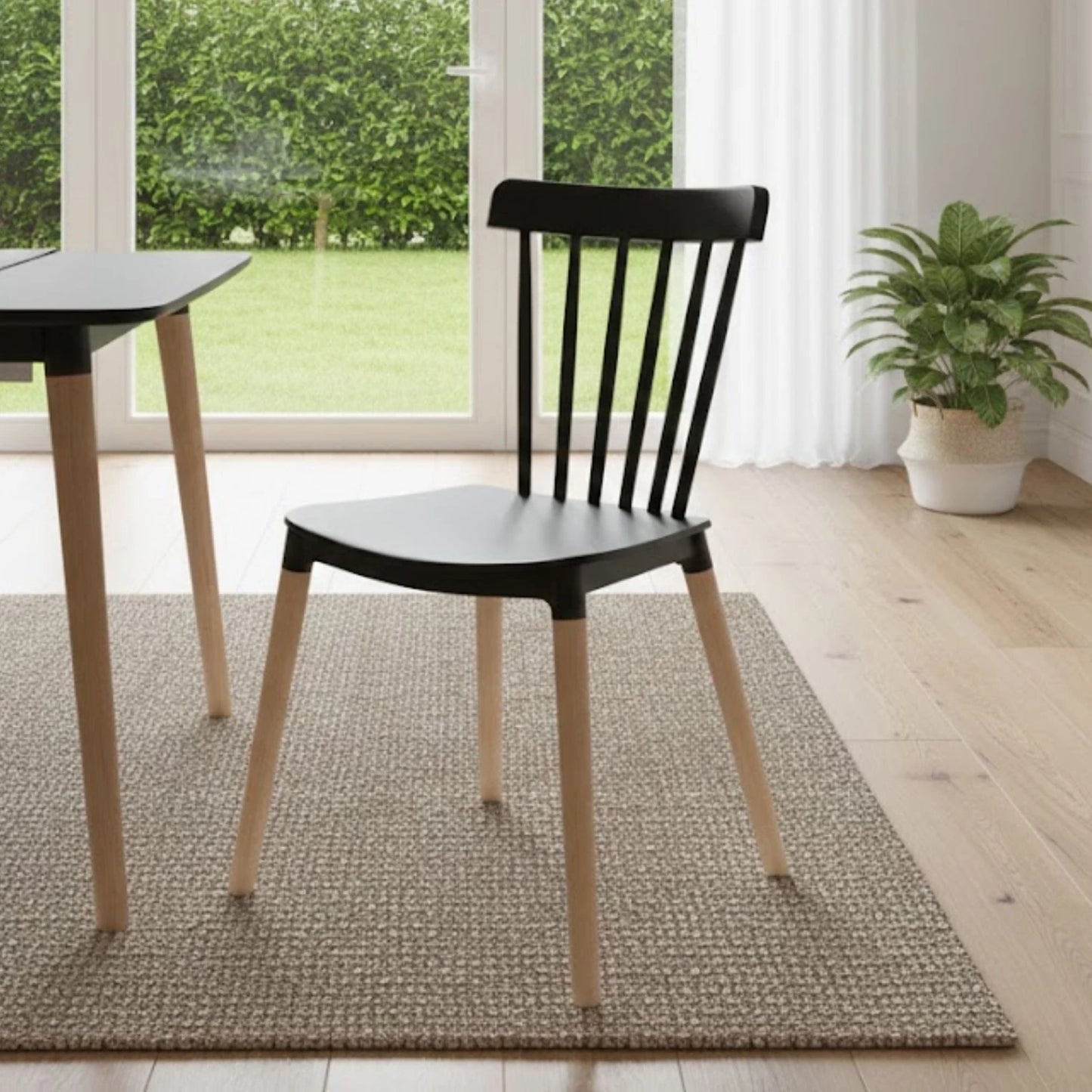 Silla Windsor - Negro