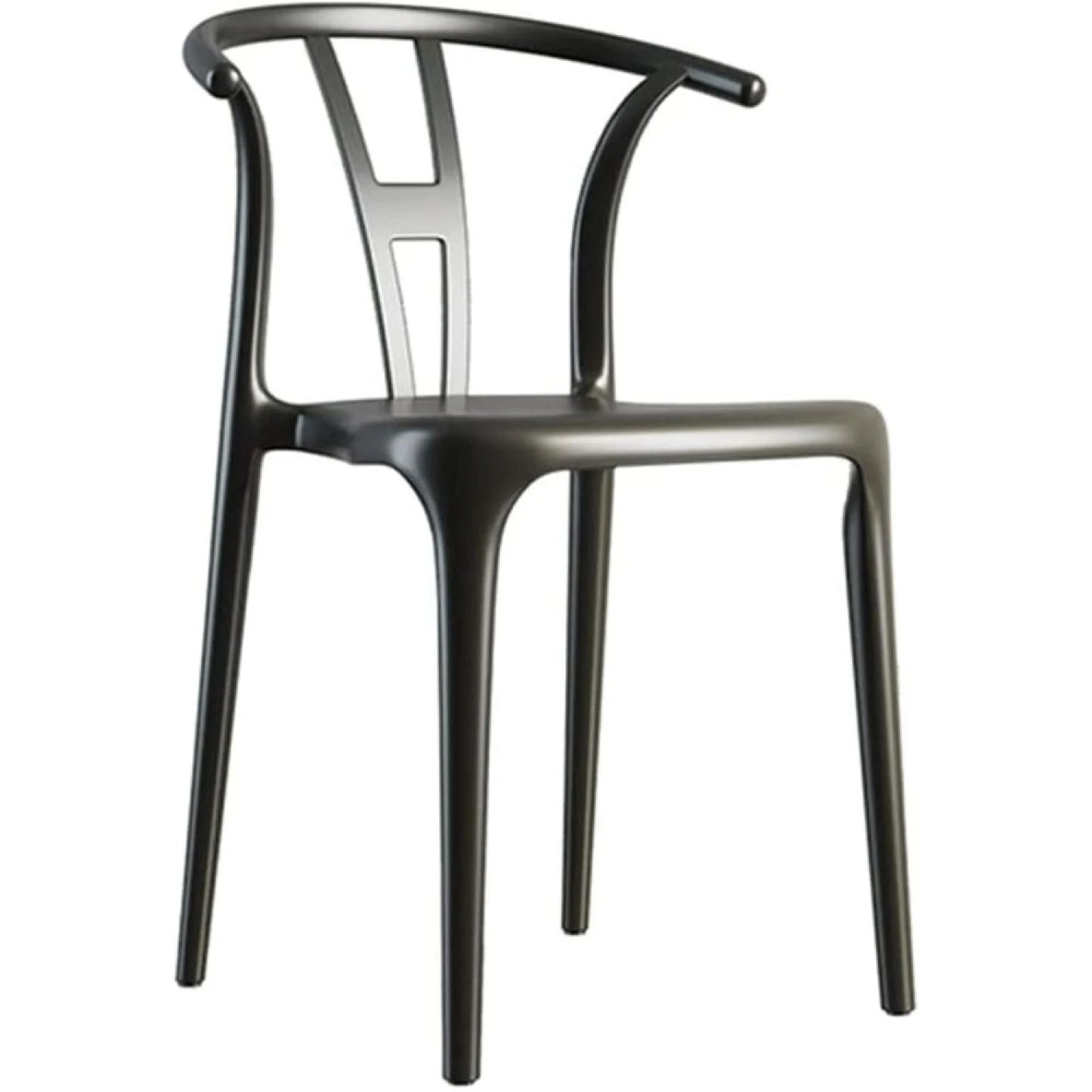 Silla Wishbone de jardin - Mostaza