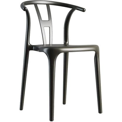 Silla Wishbone de jardin - Mostaza