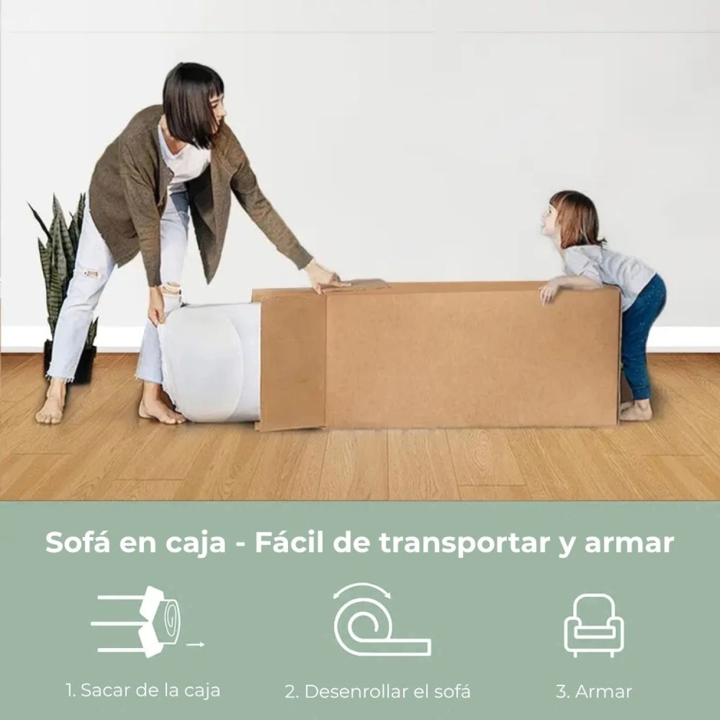 Sillon 3 Cuerpos Comfycube