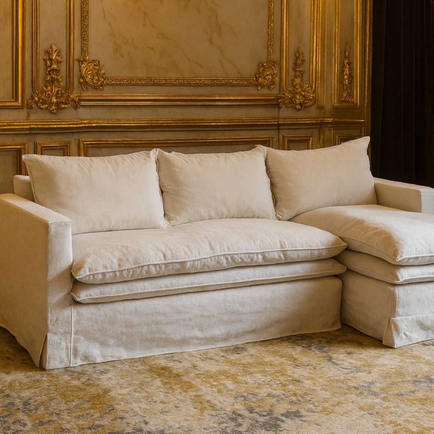 Sillon 3 Cuerpos Con Chaise Alaska