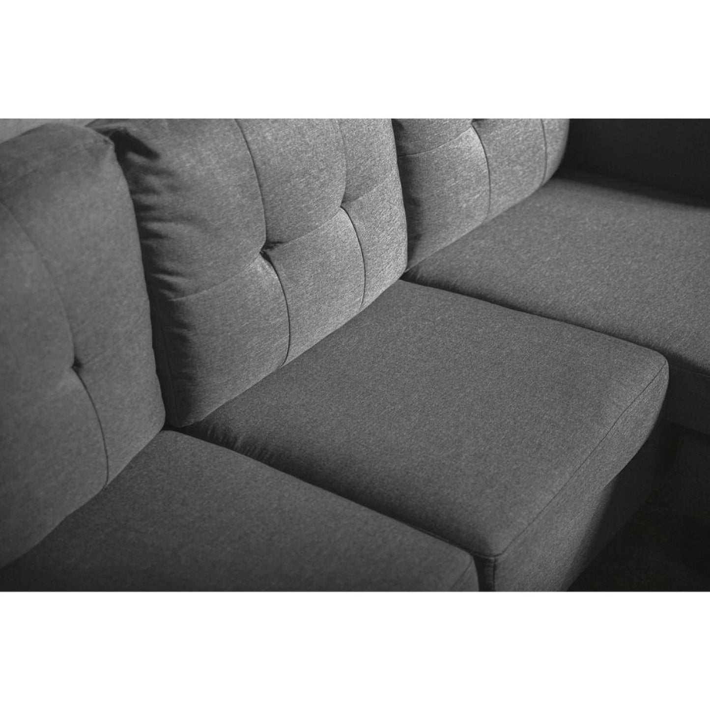 Sillon 3 cuerpos con chaise Herbie - GRIS
