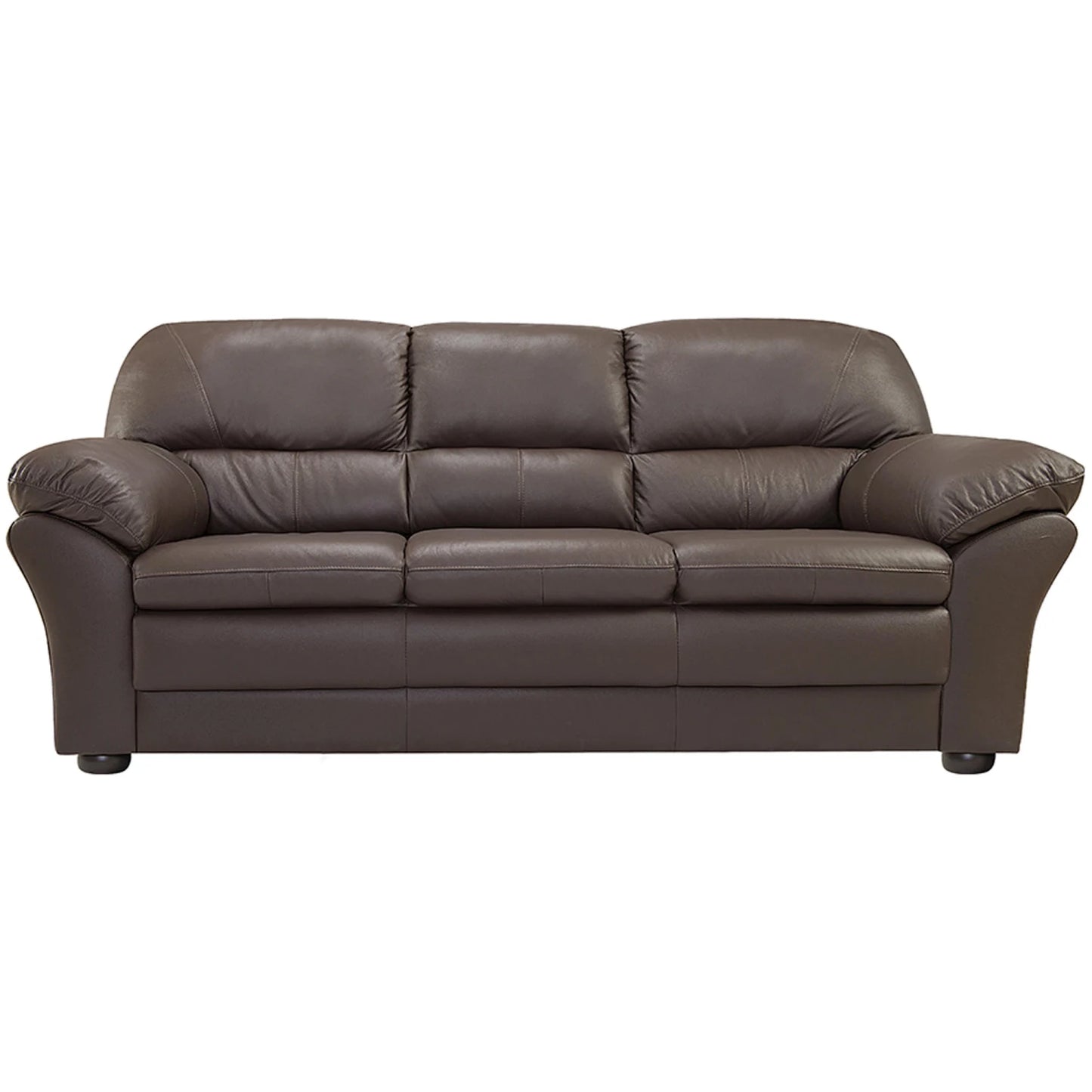 Sillon 3 cuerpos Cuero Natural Florencia - Chocolate