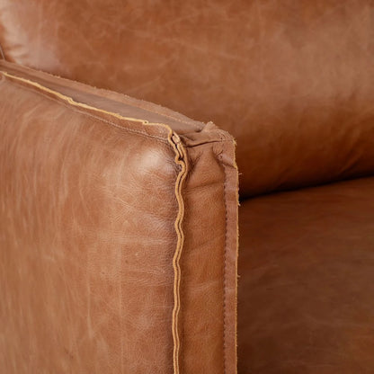 Sillon 3 cuerpos Cuero Natural Romeo