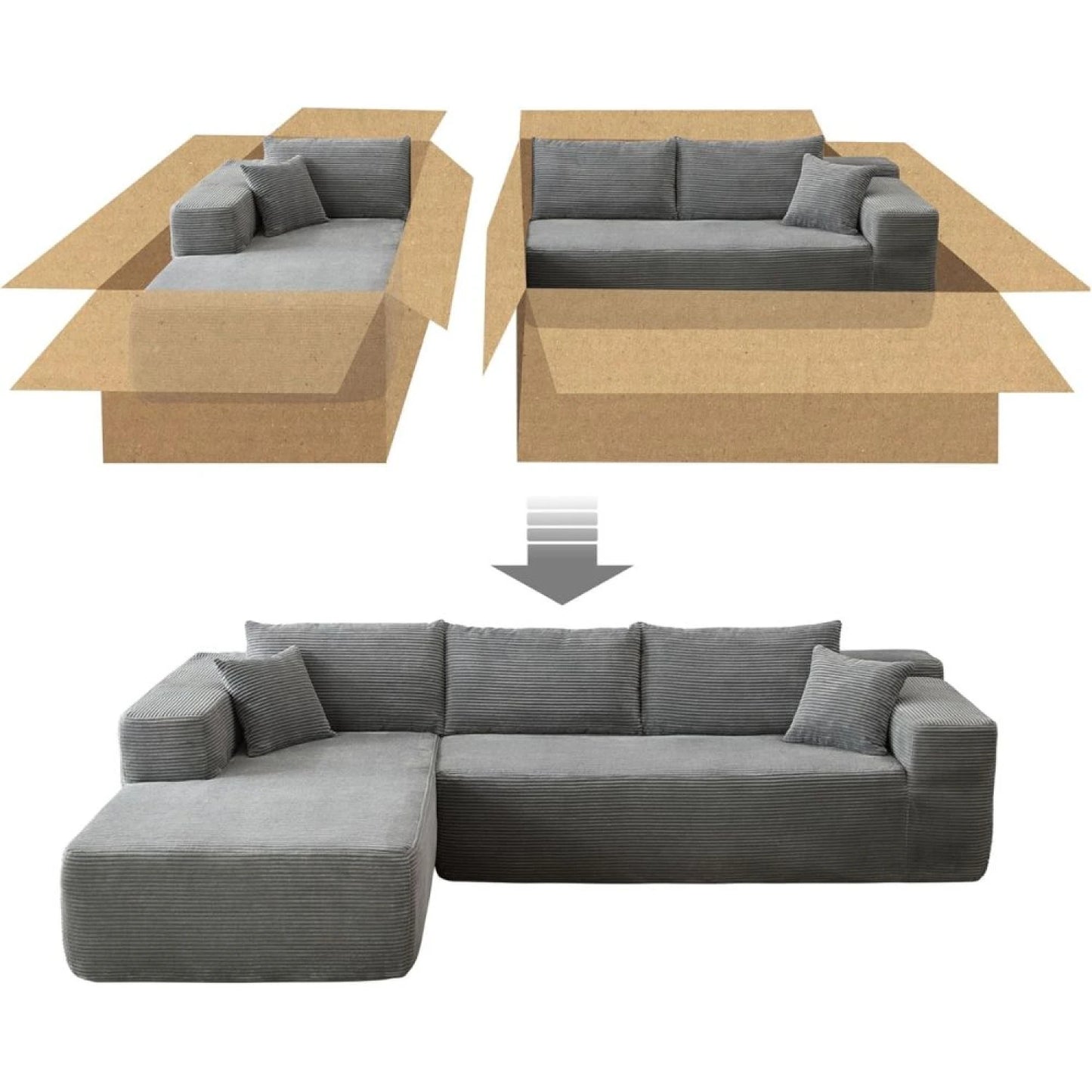 Sillon 3 Cuerpos SwiftLounge Con Chaise