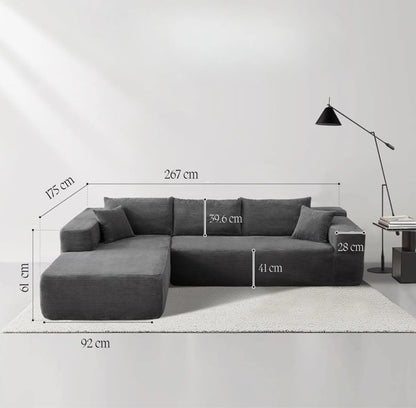 Sillon 3 Cuerpos SwiftLounge Con Chaise